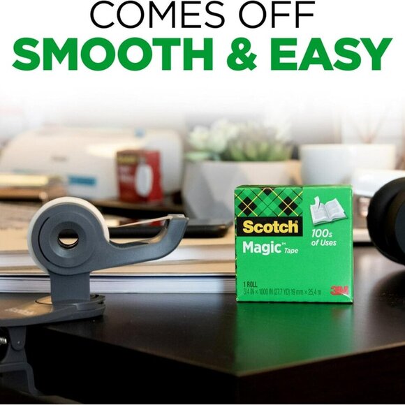 Magic Tape, Invisible, Home Office Supplies and Back to School Supplies for Coll - Picture 4 of 11